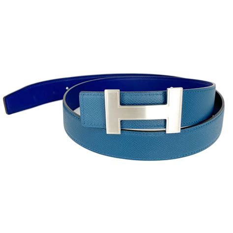 hermes belt electric blue|hermes blue patterns.